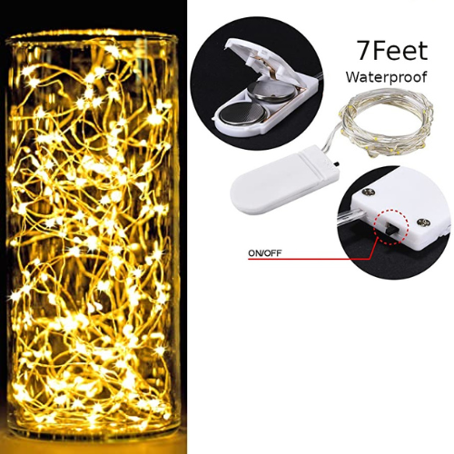 Waterproof Led Fairy String Lights 7 Feet