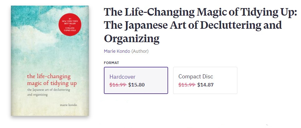 Buy online The Life-Changing Magic of Tidying Up