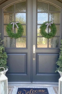 Charcoal grey door