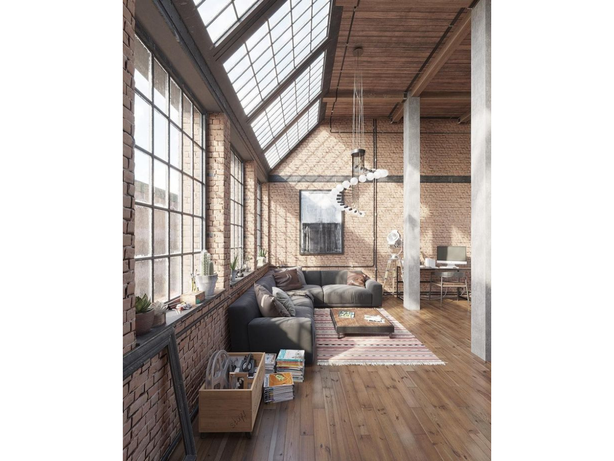 Industrial Loft living room